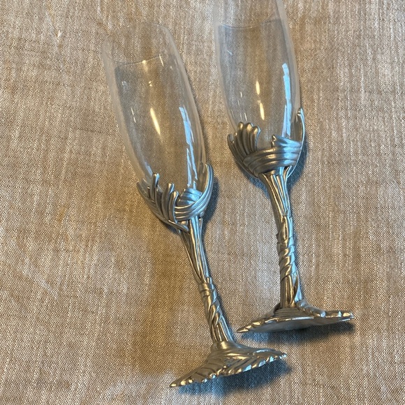 Pewter wine glasses - Picture 1 of 3